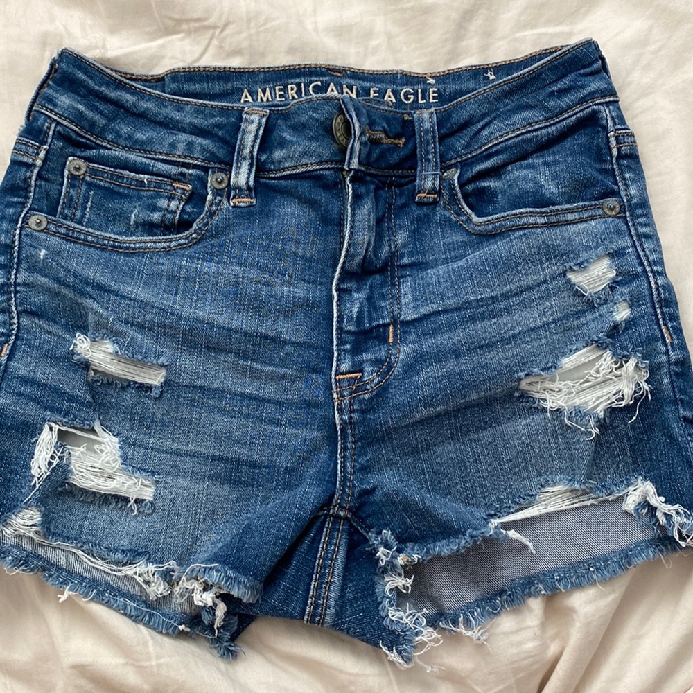 american eagle jean shorts